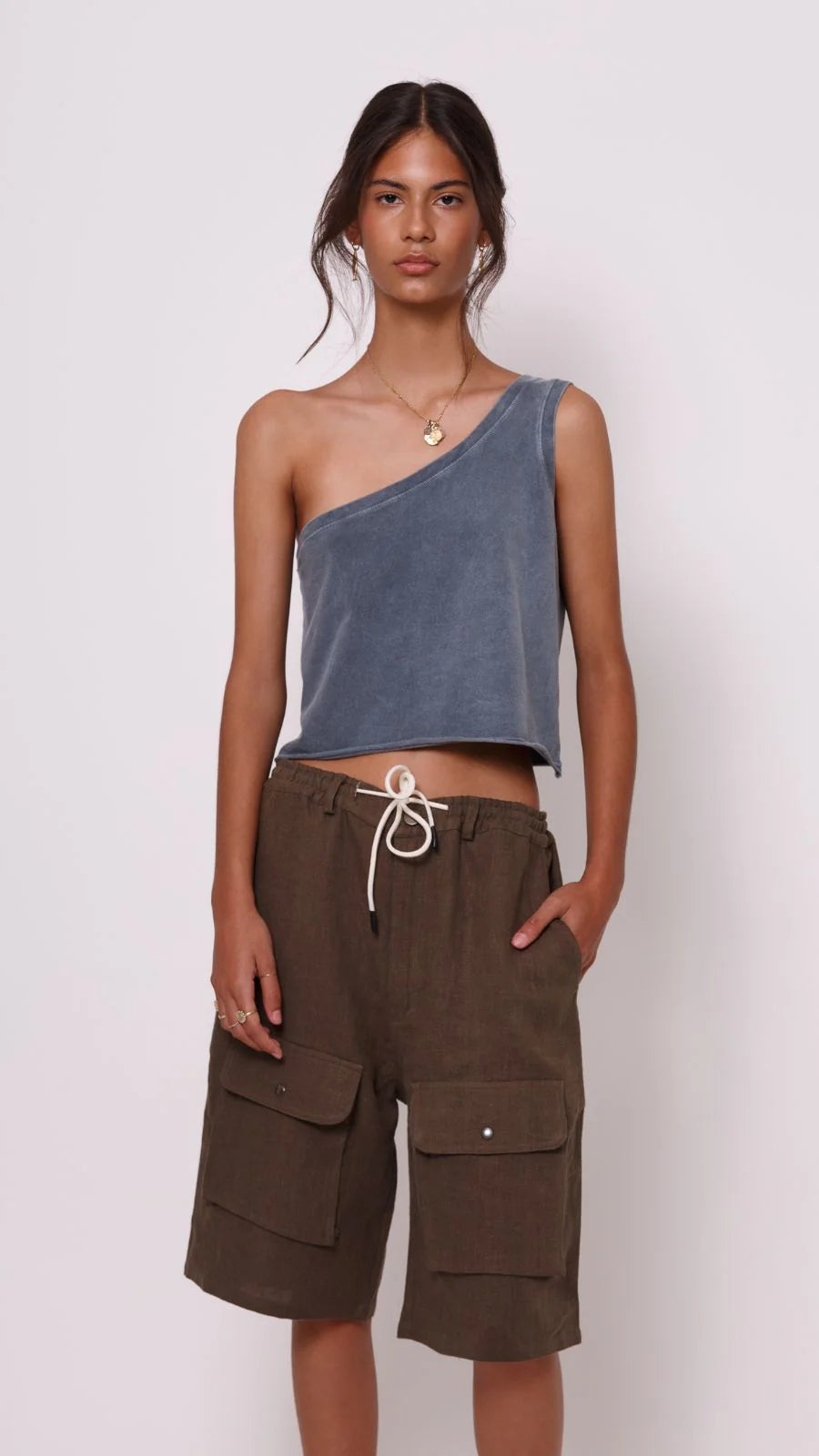 Cargo Lino Shorts