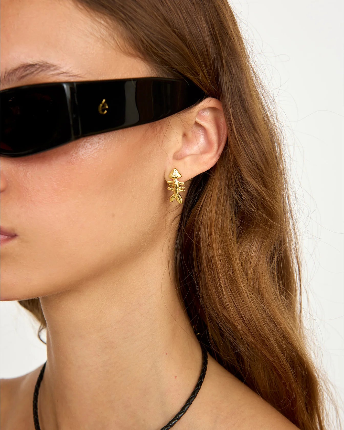 Sardine and Fishbone Earrings