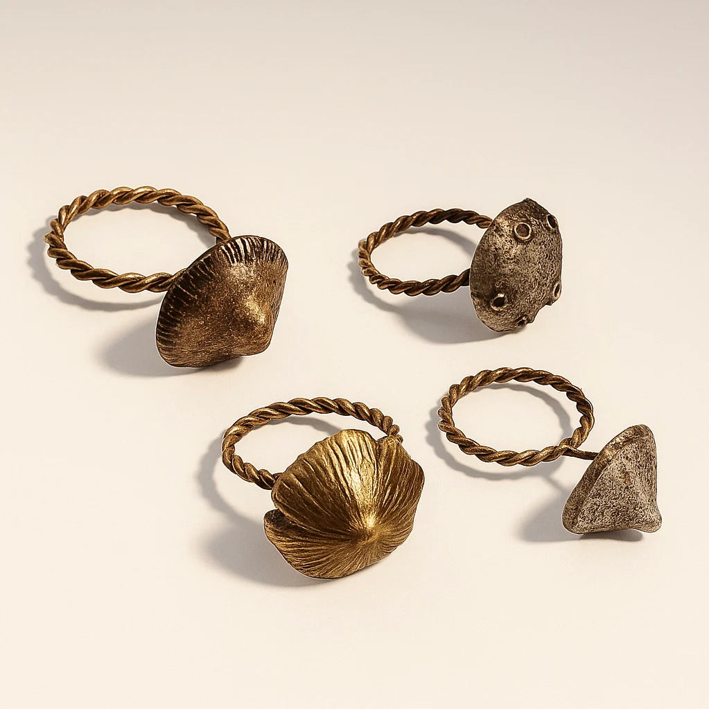 Servilletero Fungi - Set of 4