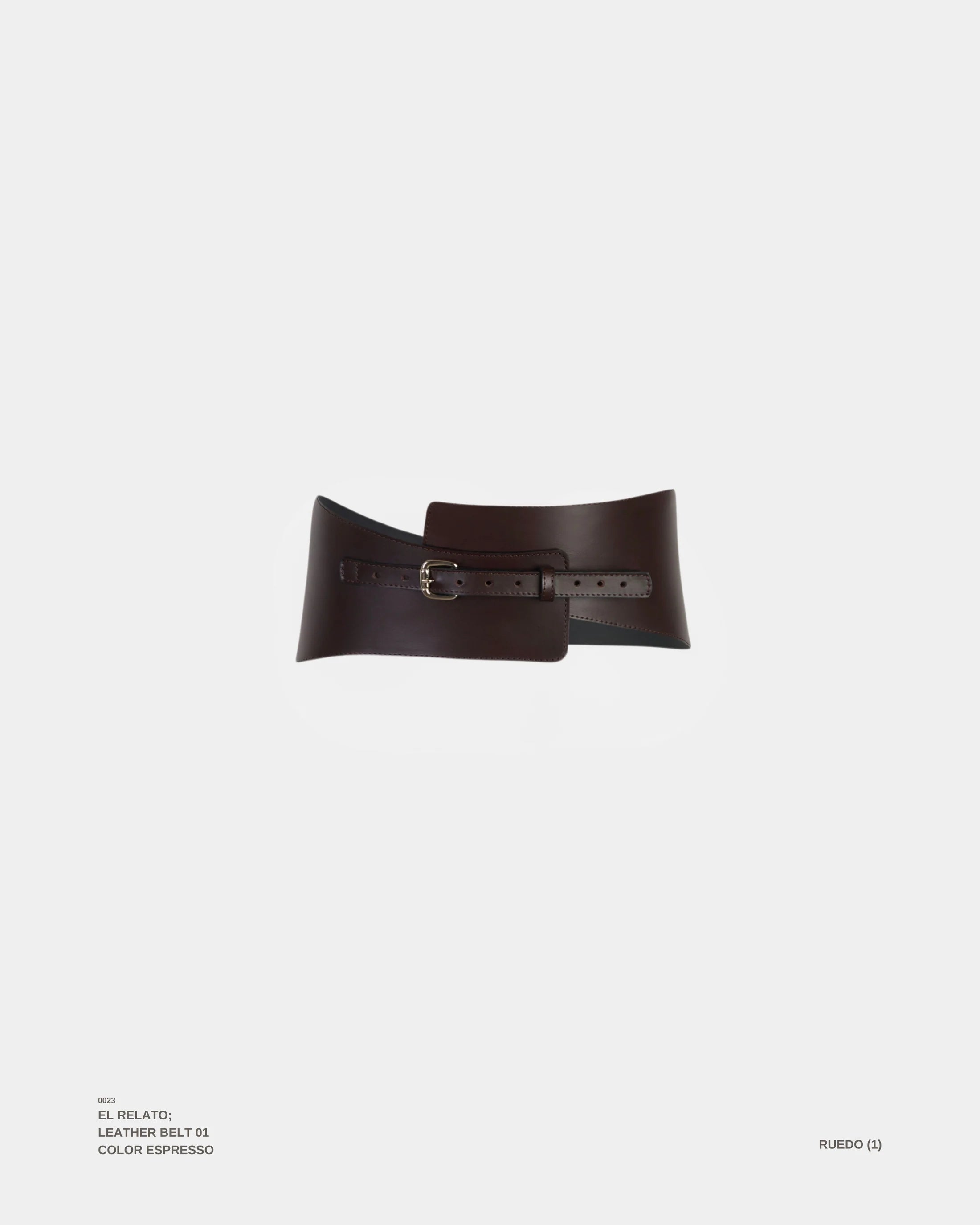 El Relato Belt in Espresso