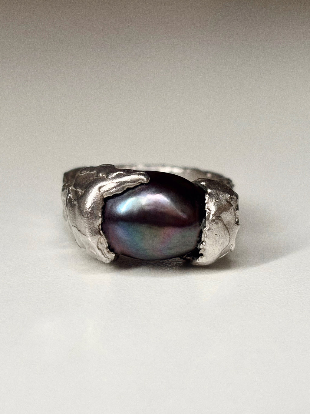 Melted Pearl Ring
