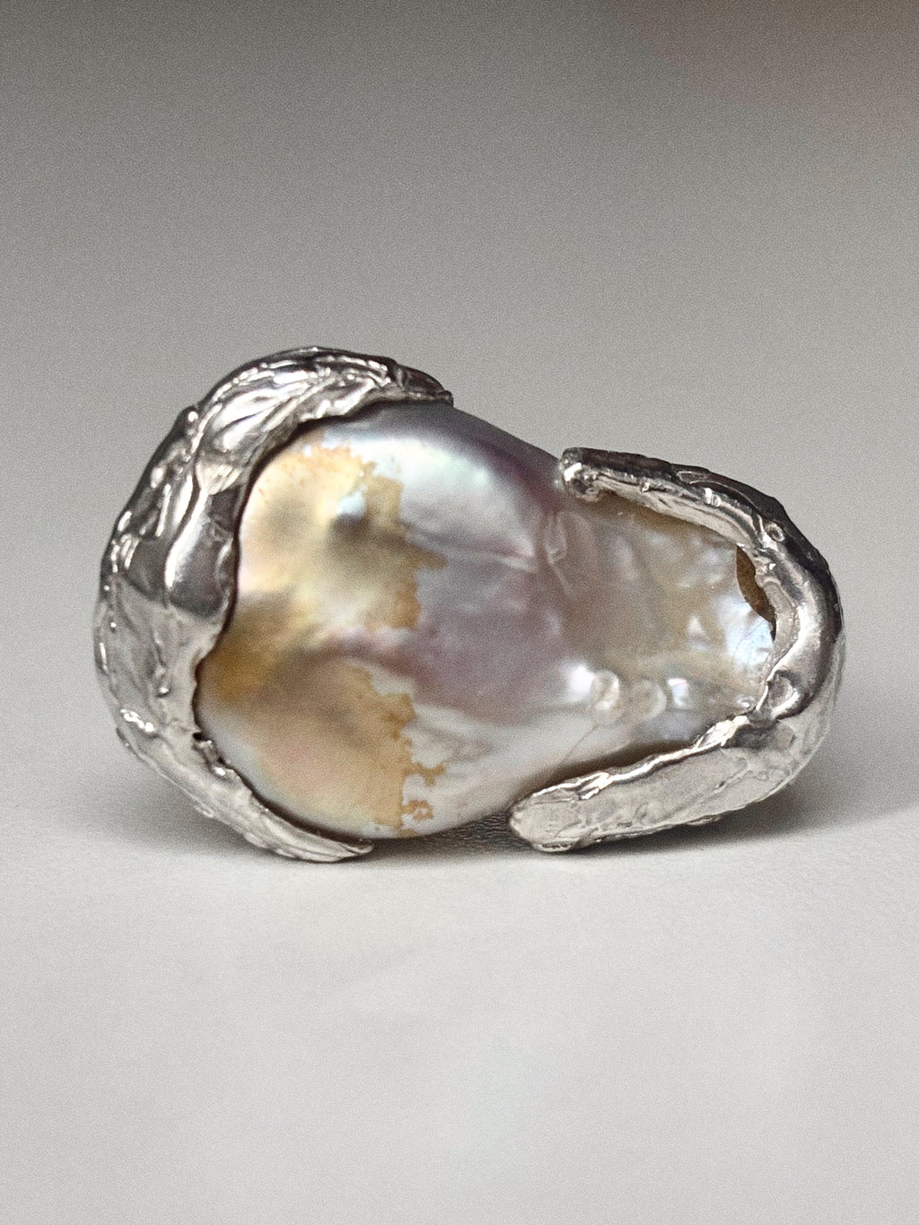 Melted Pearl Ring