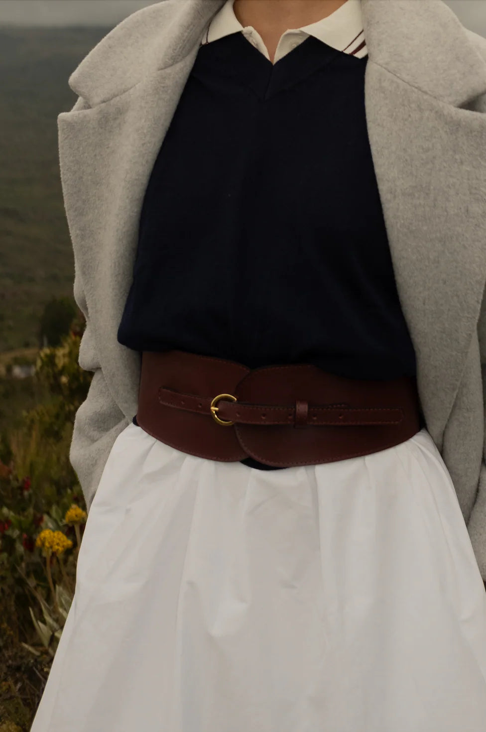 El Prólogo Belt in Burgundy
