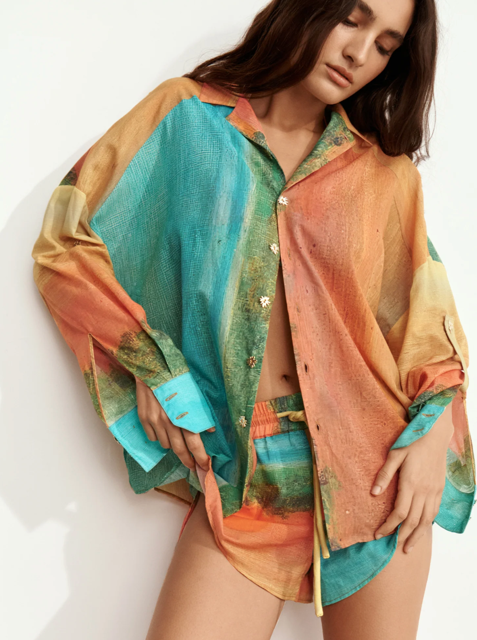 FORMENTERA COTTON VOILE SHIRT