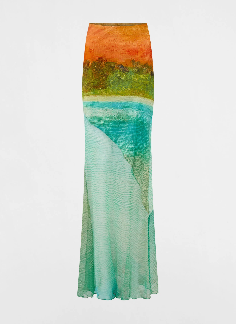 FORMENTERA SILK LONG SKIRT