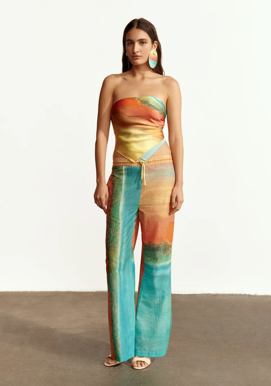 FORMENTERA COTTON VOILE PANTS