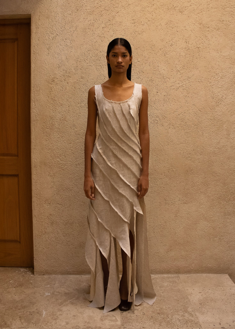Linen Twirl Dress