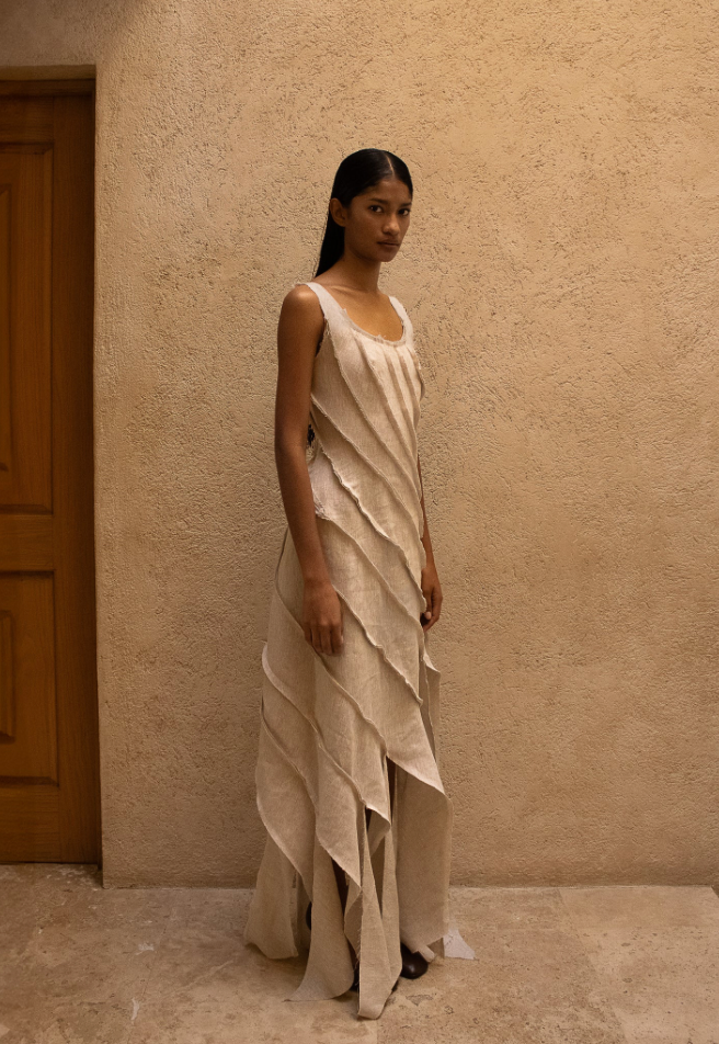 Linen Twirl Dress