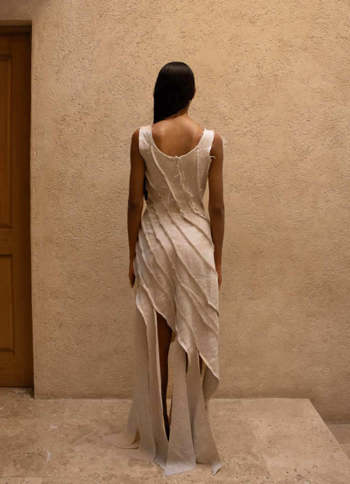Linen Twirl Dress