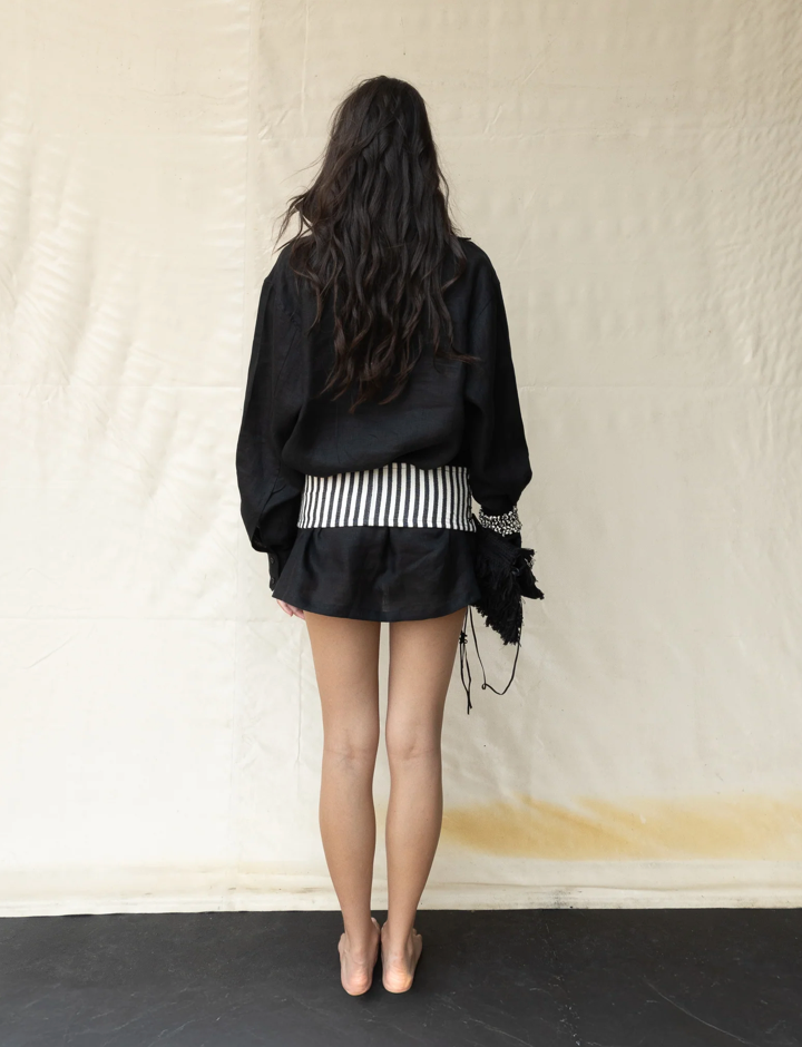 Striped belt