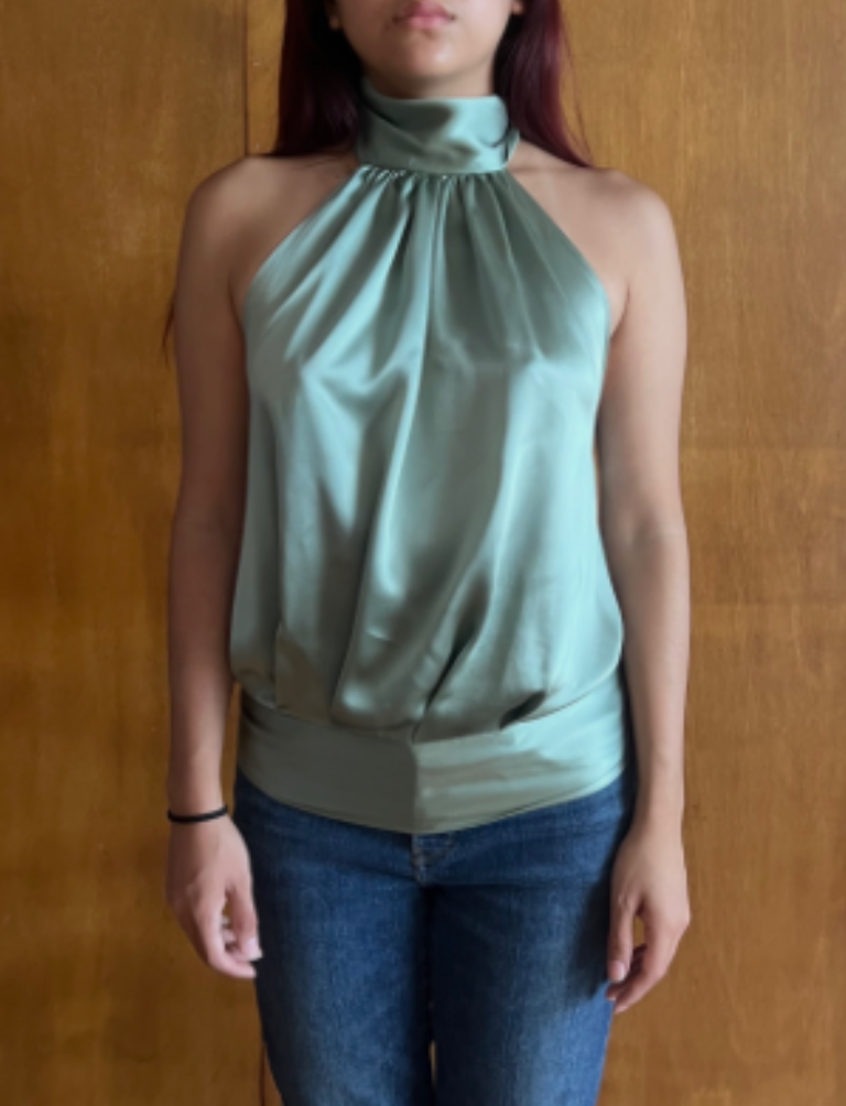 Top halter torcido