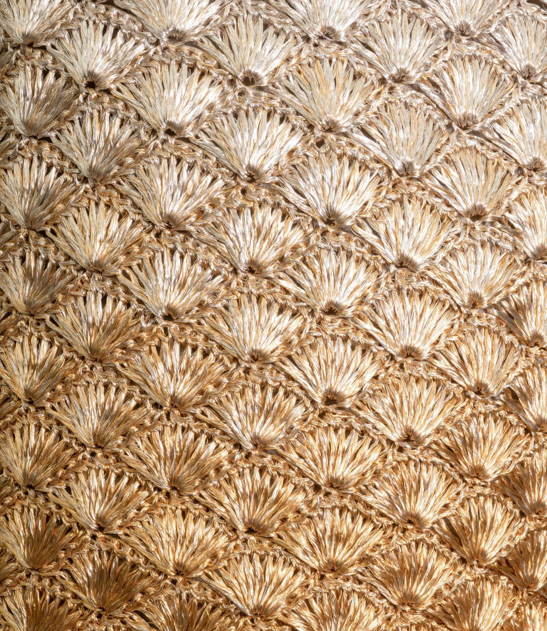 KAIA SEASHELL MOCHILA - GOLD & SILVER