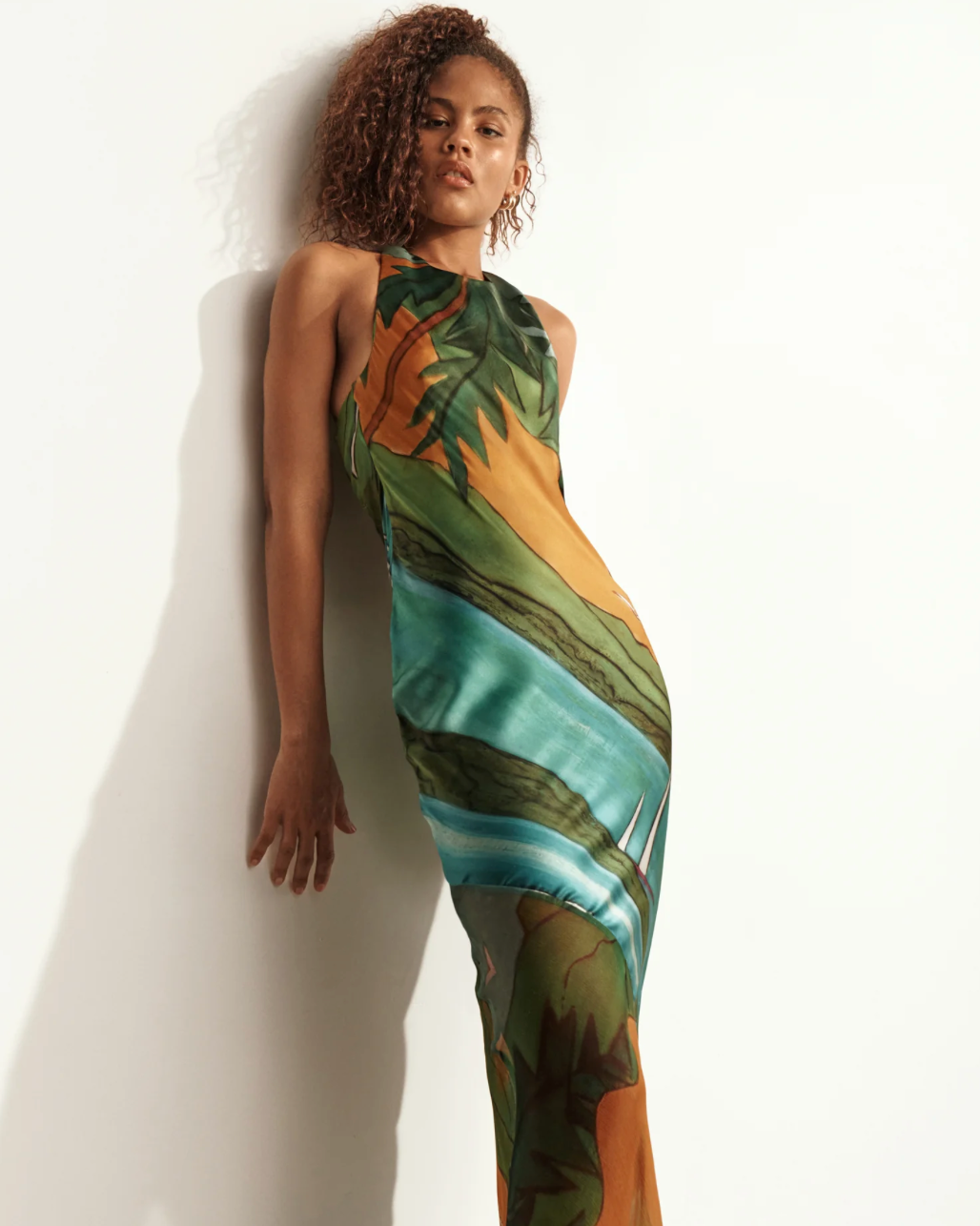 MAGDALENA SILK LONG DRESS