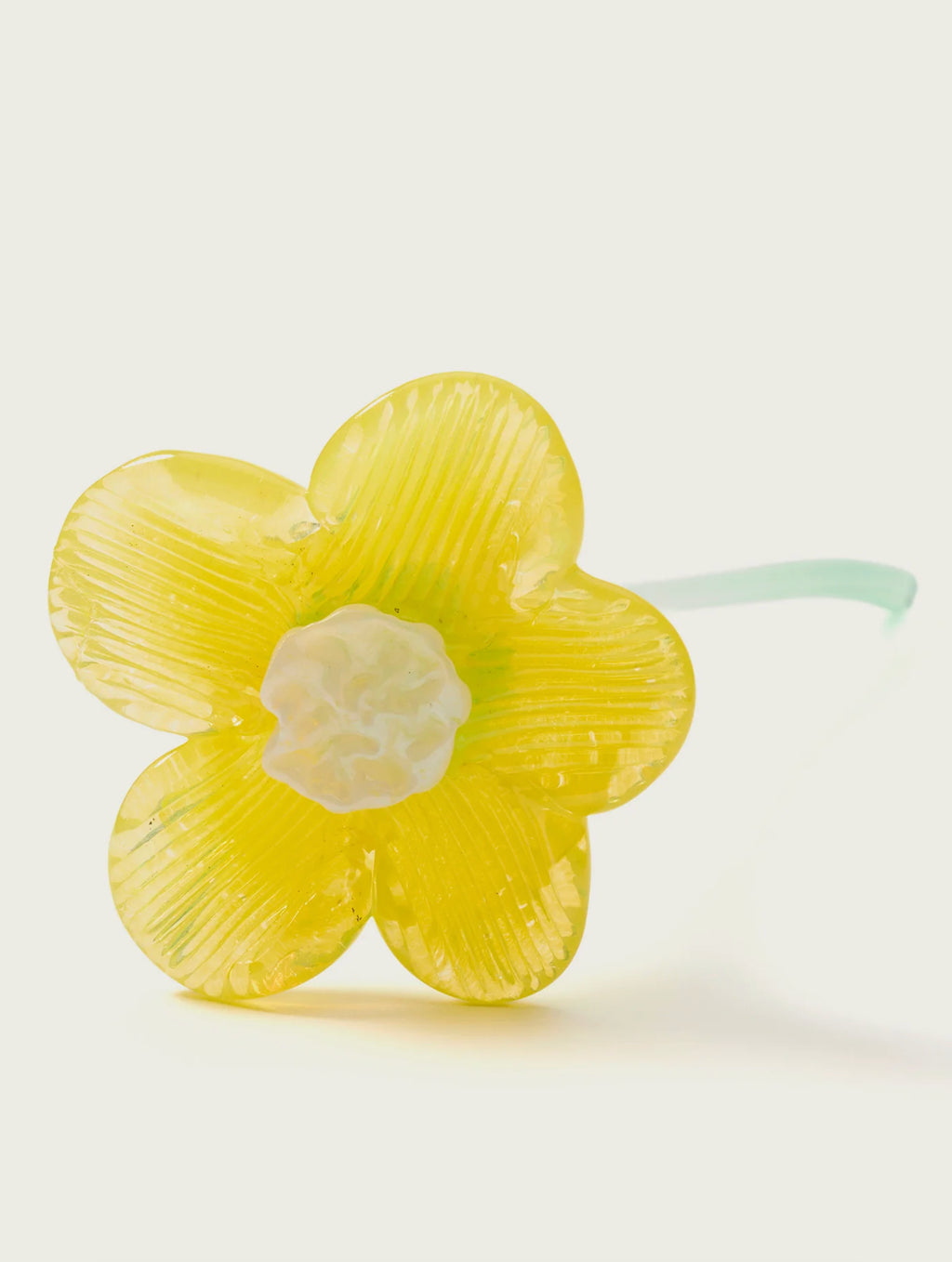 Mouthblown Crystal Glass Flower