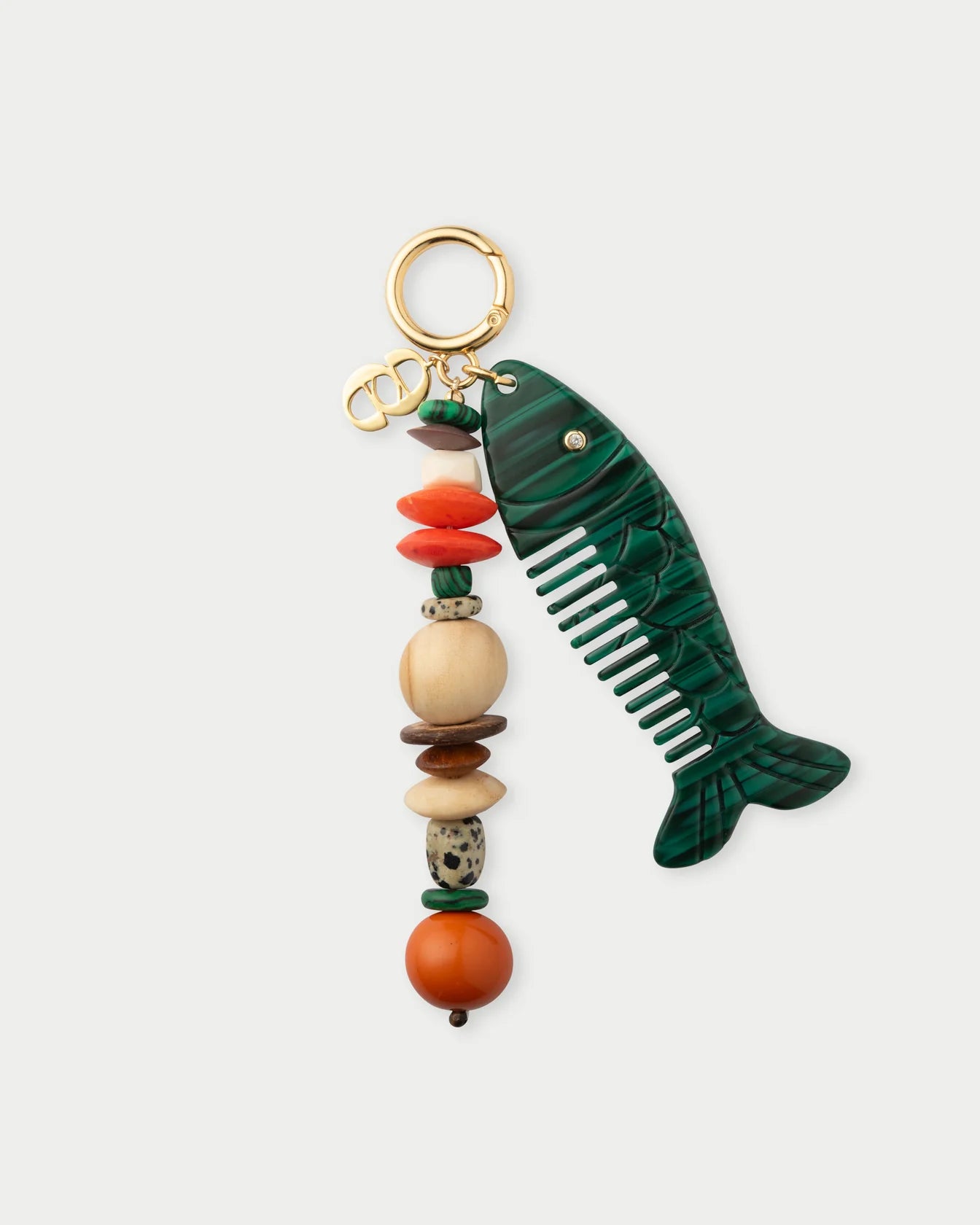 Trout Comb Bag Charm