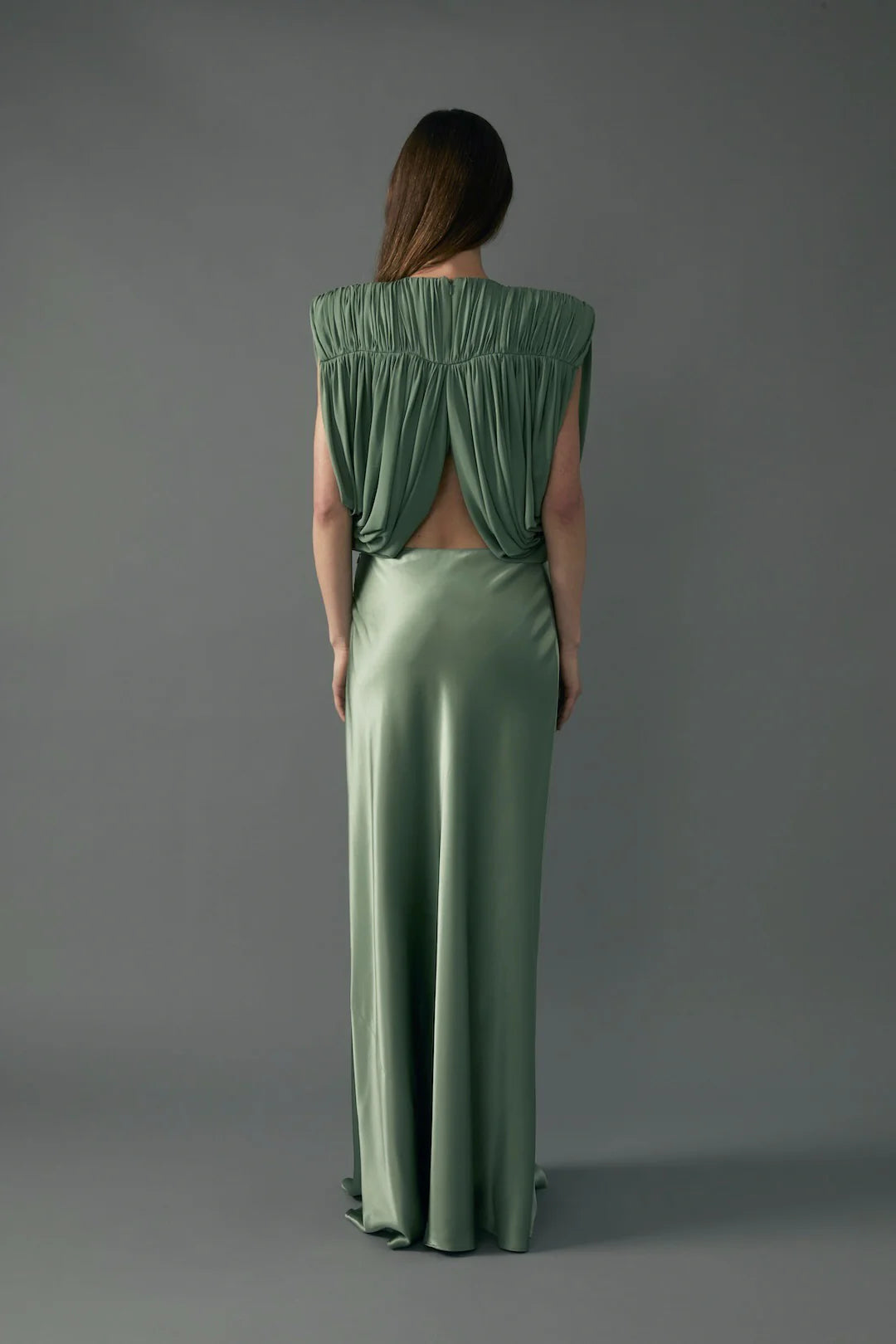 Perla Skirt in Eucalyptus