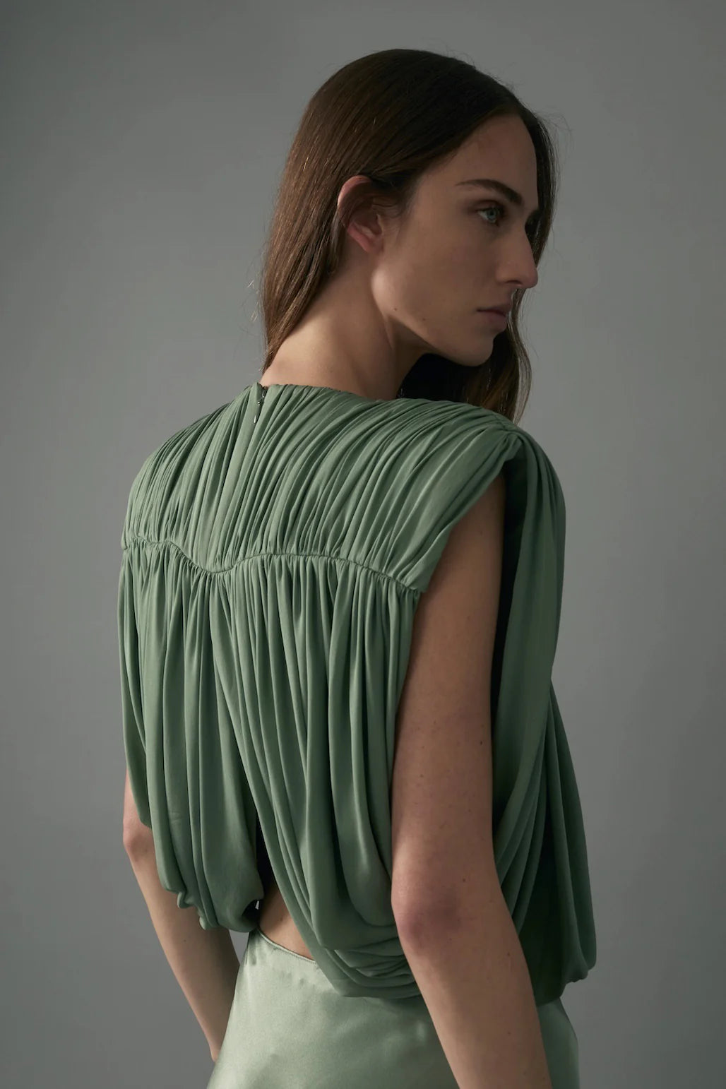 Renata Top in Eucalyptus