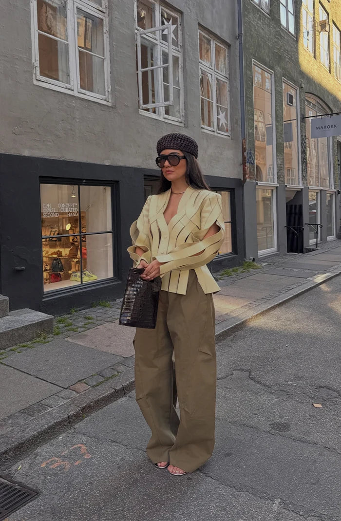 The Brianna Jacket Butter Yellow
