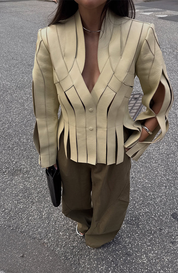 The Brianna Jacket Butter Yellow