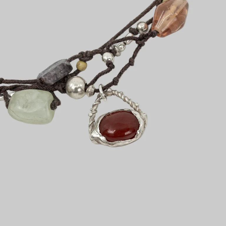 Red Onyx Beads Pendant
